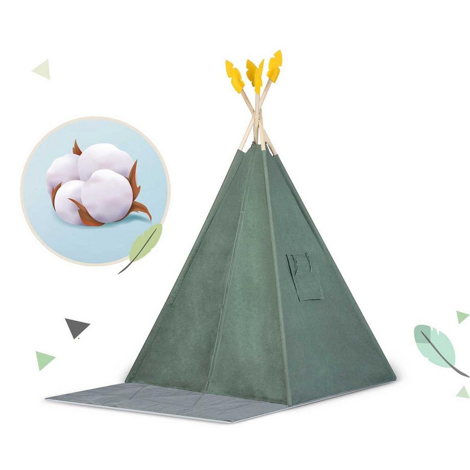 B2X  Kinder-Tipi-Zelt NK-406 Nukido – Grün 