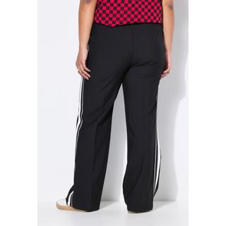 Studio Untold Pantalon Straight Wide Legs Bandes Fantaisies  