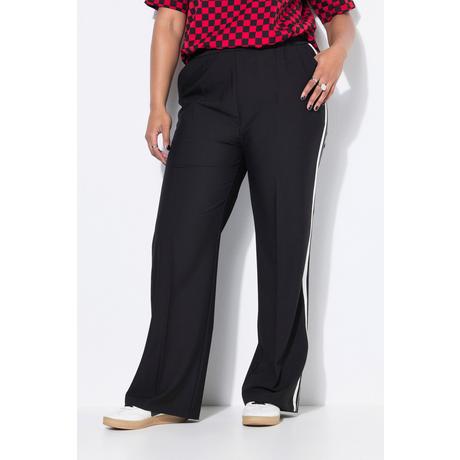 Studio Untold Pantalon Straight Wide Legs Bandes Fantaisies  