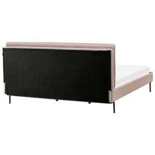 Beliani Letto en Tessuto Minimalista CORIO  