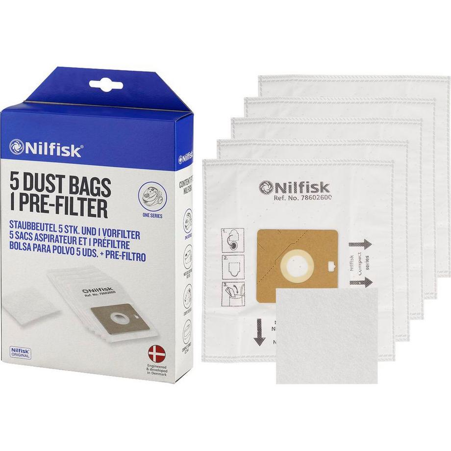 Sacs à poussière  avec préfiltre