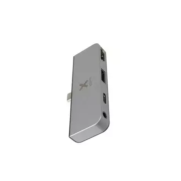 XC204 laptop-dockingstation & portreplikator Aluminium