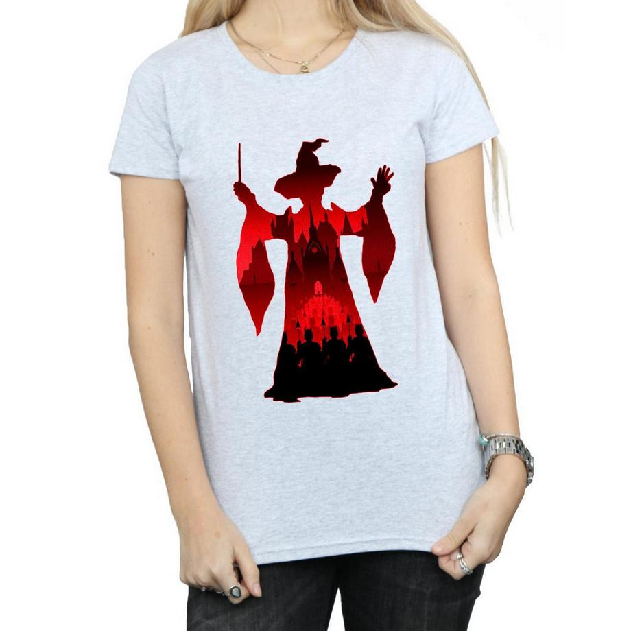 Harry Potter Hogwarts Zauberer Silhouette T-Shirt  