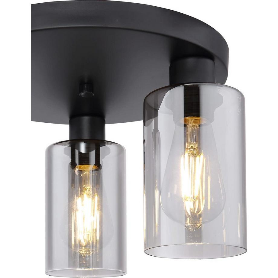 mutoni Deckenleuchte Hadera Metall  matt 3xE27  