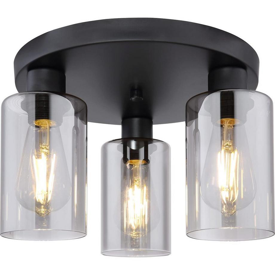 Deckenleuchte Hadera Metall  matt 3xE27