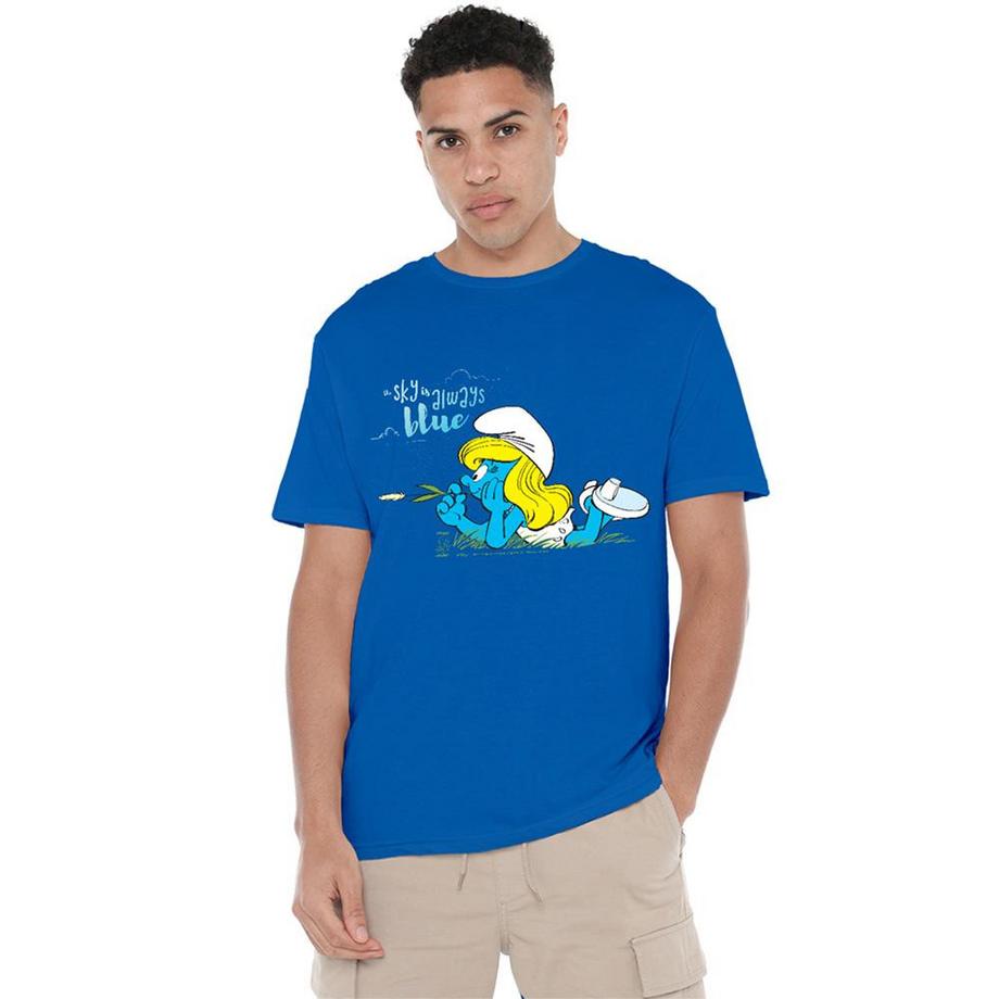 Les Stroumpfs  T-ShirtMotif Schtroumpfette The Sky Is Always Blue 
