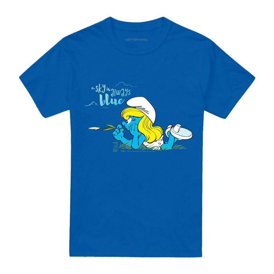 The Sky Is Always Blue Maglietta Puffetta (smurfette)