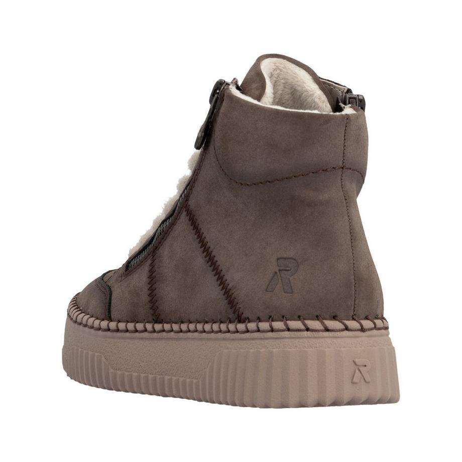 Rieker Sneaker Alta con Cerniera Laterale  