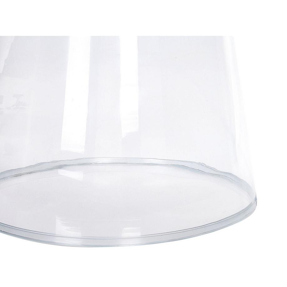 Beliani Beistelltisch aus Glas  CALDERA  