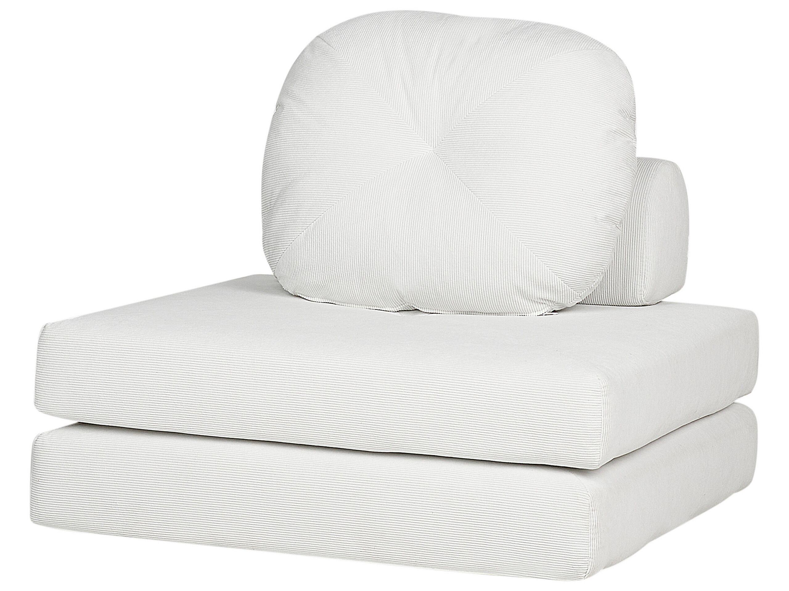 Beliani Canapé-lit en Velours côtelé Moderne OLDEN  