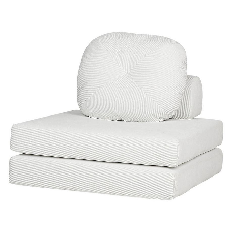 Beliani Divano letto en Velluto a coste Moderno OLDEN  