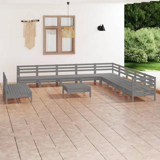 VidaXL set salotto da giardino Legno di pino  