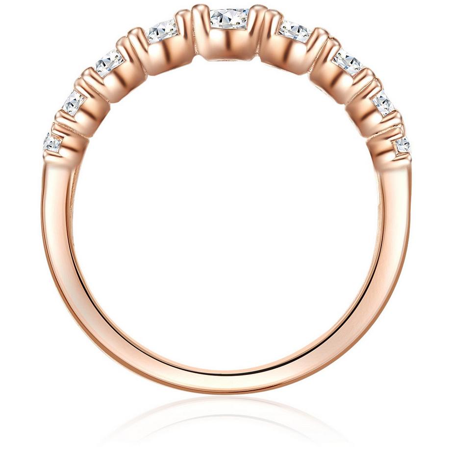 Rafaela Donata  Ring Sterling Silber roségold Zirkonia weiß 