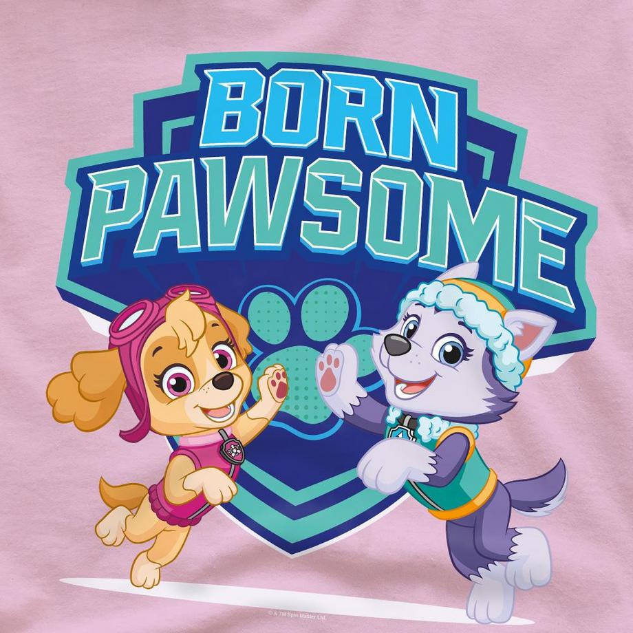 PAW PATROL  T-ShirtMotif Stella Et Everest Born Pawsome 