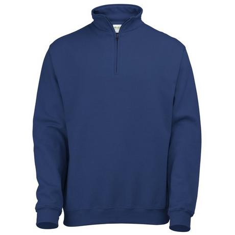 AWDis Felpa Pullover con Cerniera sul Collo  
