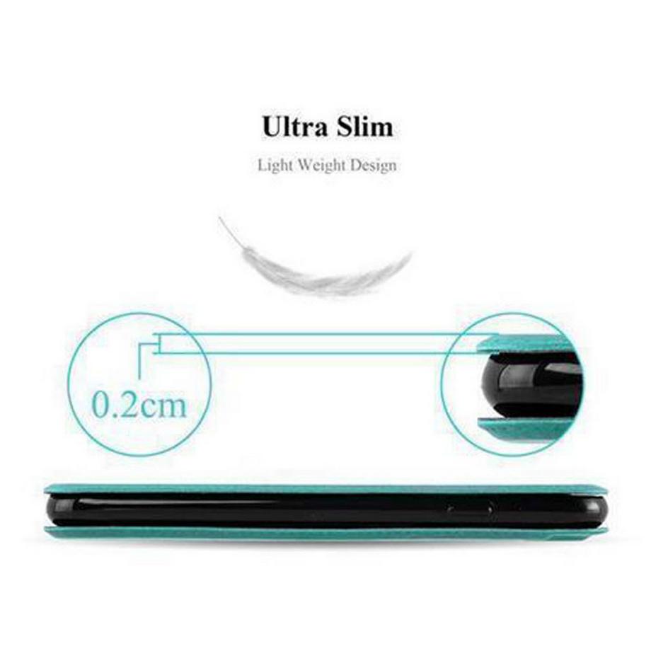 Cadorabo  Hülle für Apple iPhone 5 / 5S / SE 2016 Magnetverschluss, 2 Sichtfenstern 