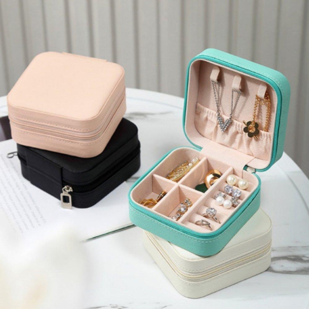 BINS AND BOXES  Coffret à bijoux TRAVEL - Rose 