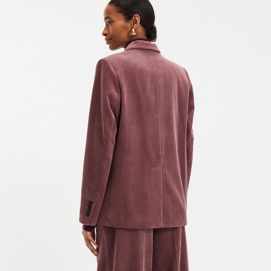 La Redoute Collections Blazer Lungo Velluto Doppio Petto  