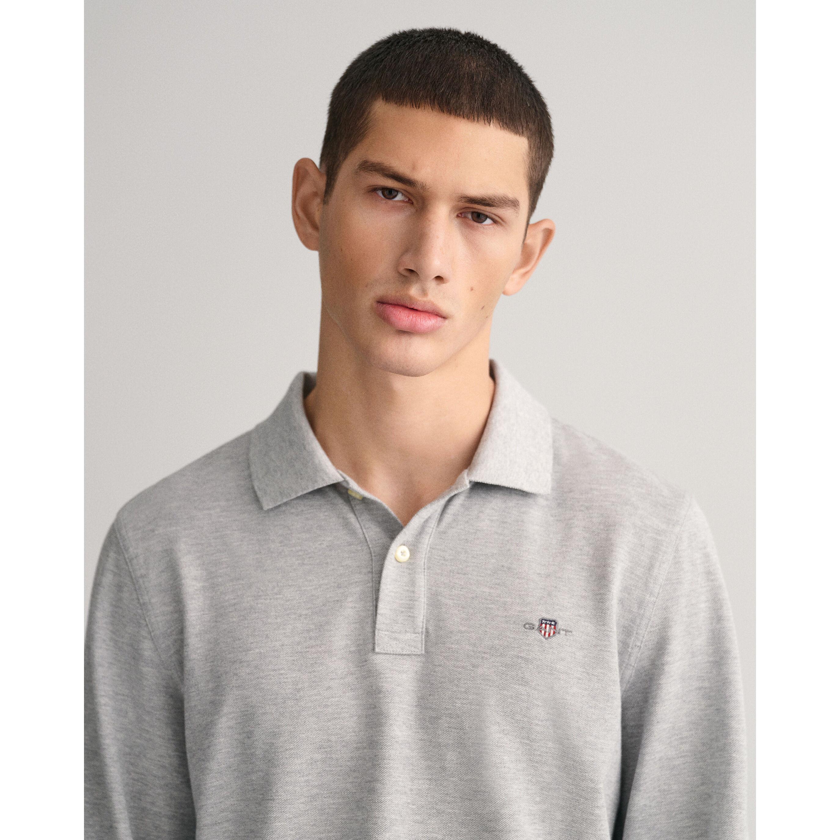 GANT  Poloshirt  Bequem sitzend-Regular Shield Longsleeve Pique Rugger 