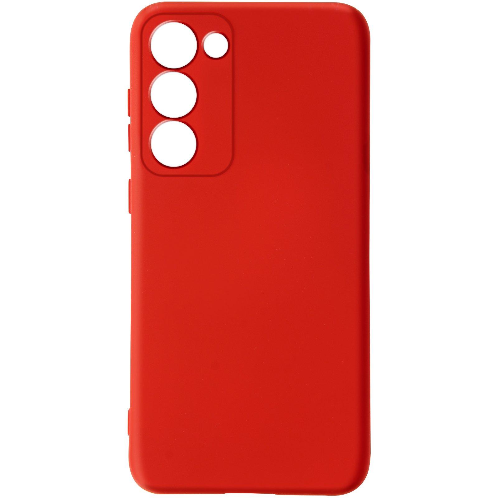 Avizar  Cover Galaxy S23 Plus semi-rigida rossa 