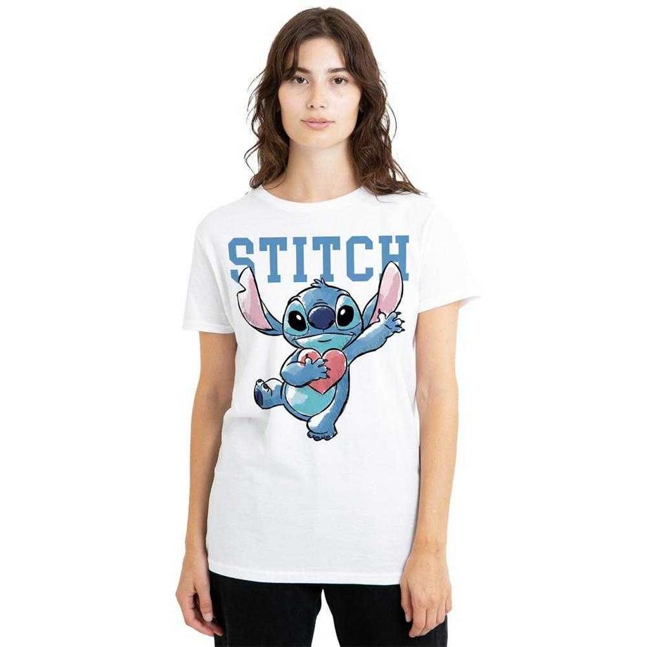 Lilo & Stitch T-Shirt Imprimé Graphique Stitch  