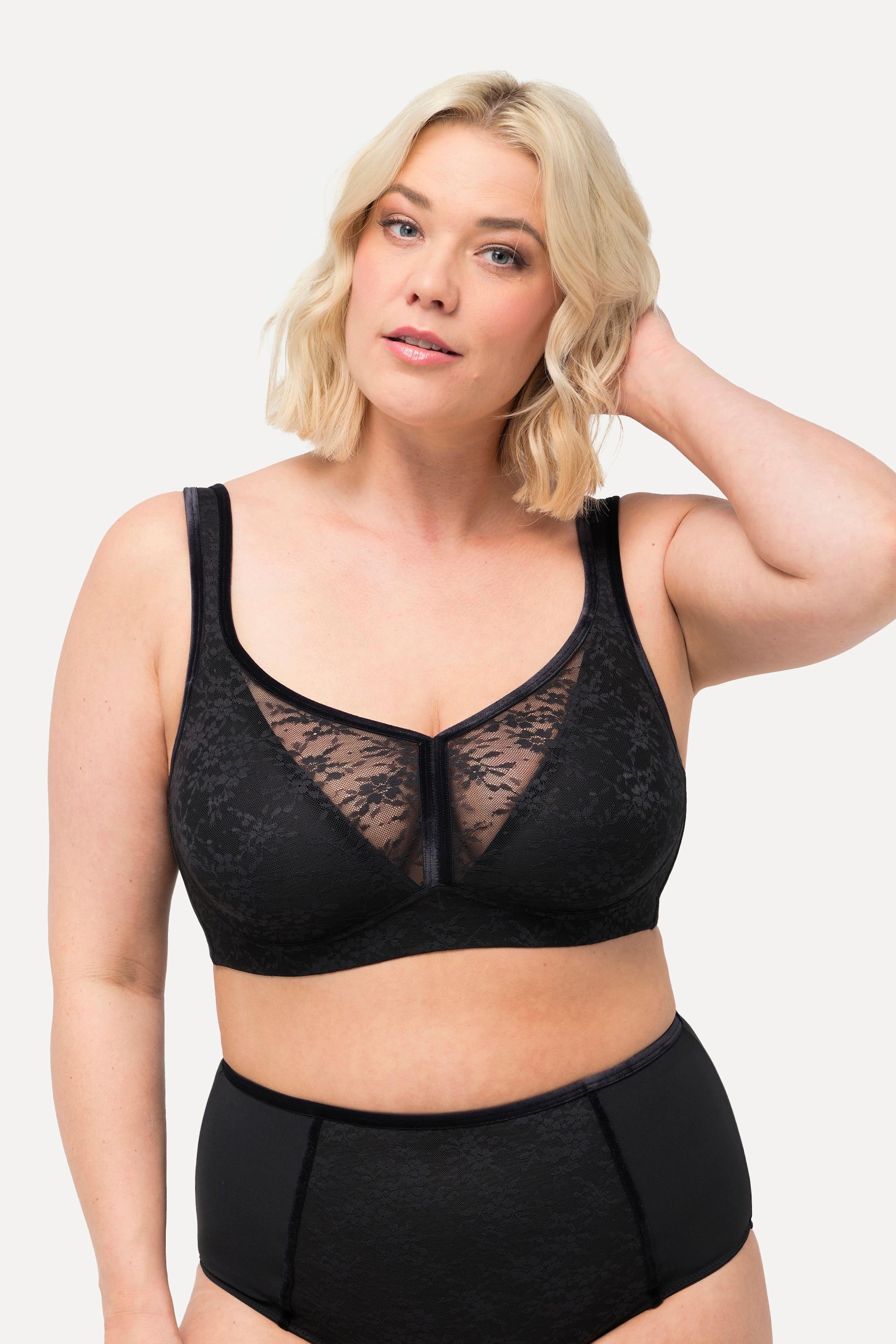 Ulla Popken Reggiseno Minimizer Coppe Spacer Senza Ferretto  