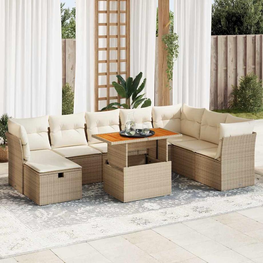 VidaXL Garten sofagarnitur poly-rattan  