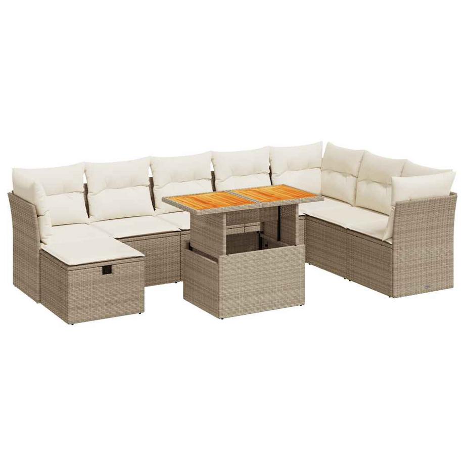 Garten sofagarnitur poly-rattan