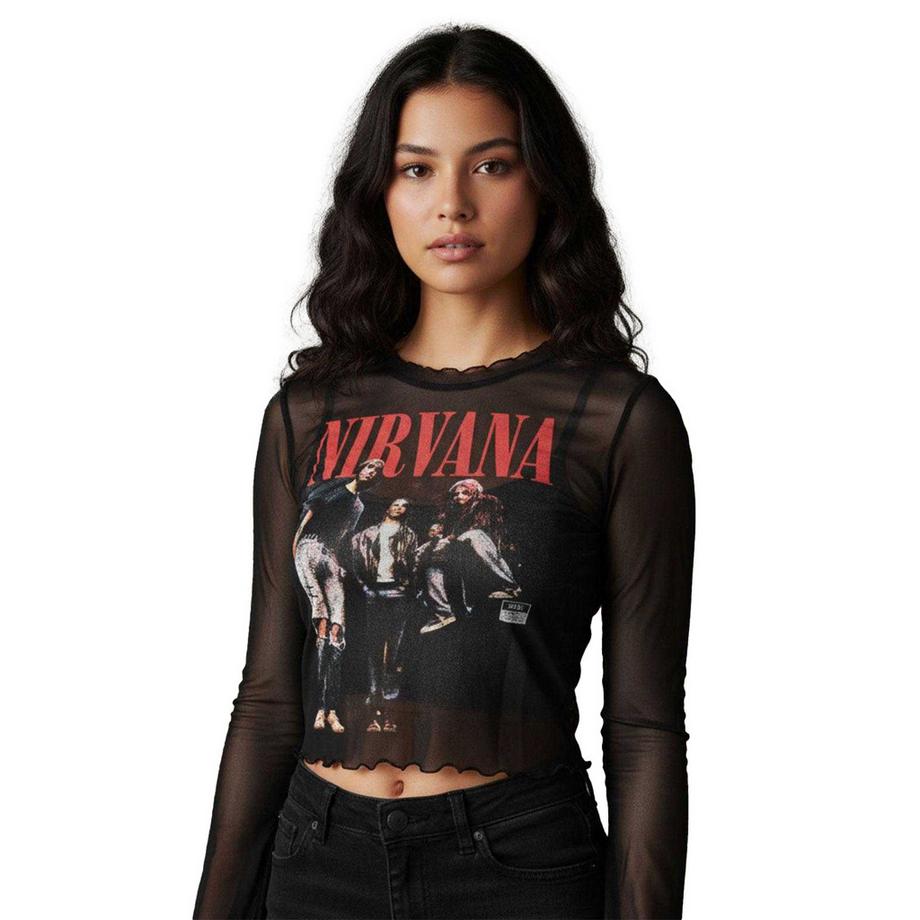 Nirvana Haut In Utero Manches Longues Maille  