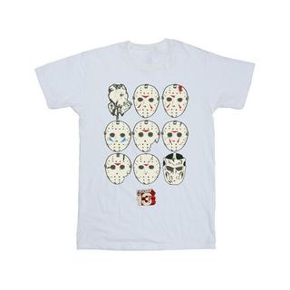 Friday The 13th Jason Masks T-Shirt  