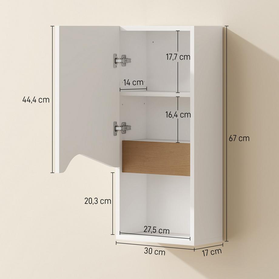 HOMCOM armoire murale  