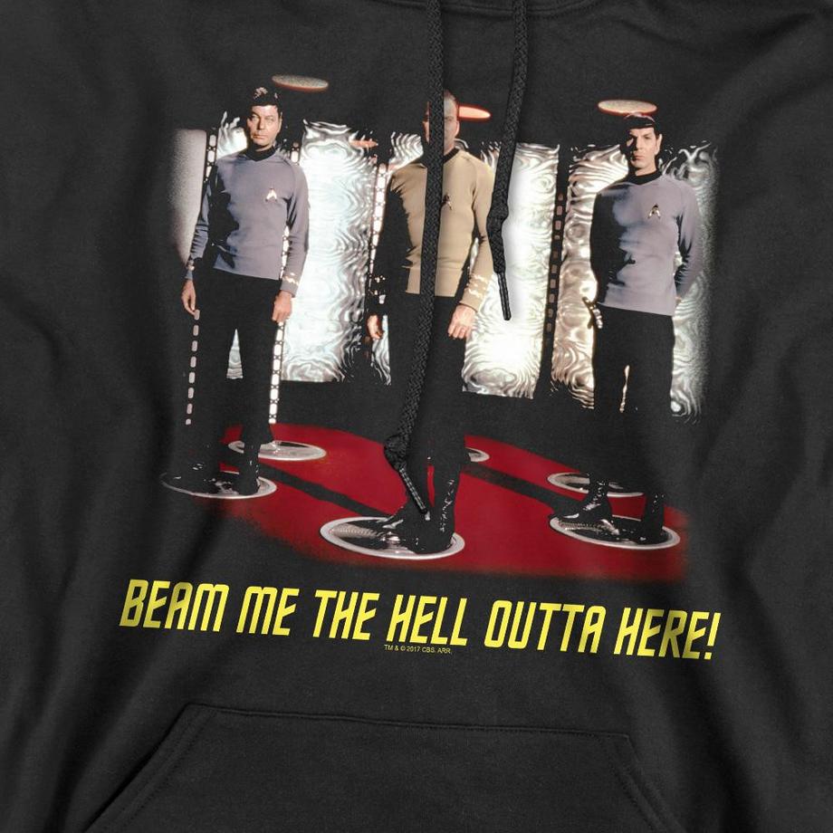 Star Trek Sweat à capuche Beam Me Out  