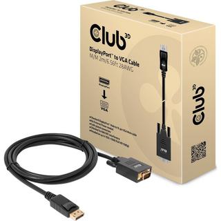 CLUB 3D  Adapterkabel DisplayPort - VGA 