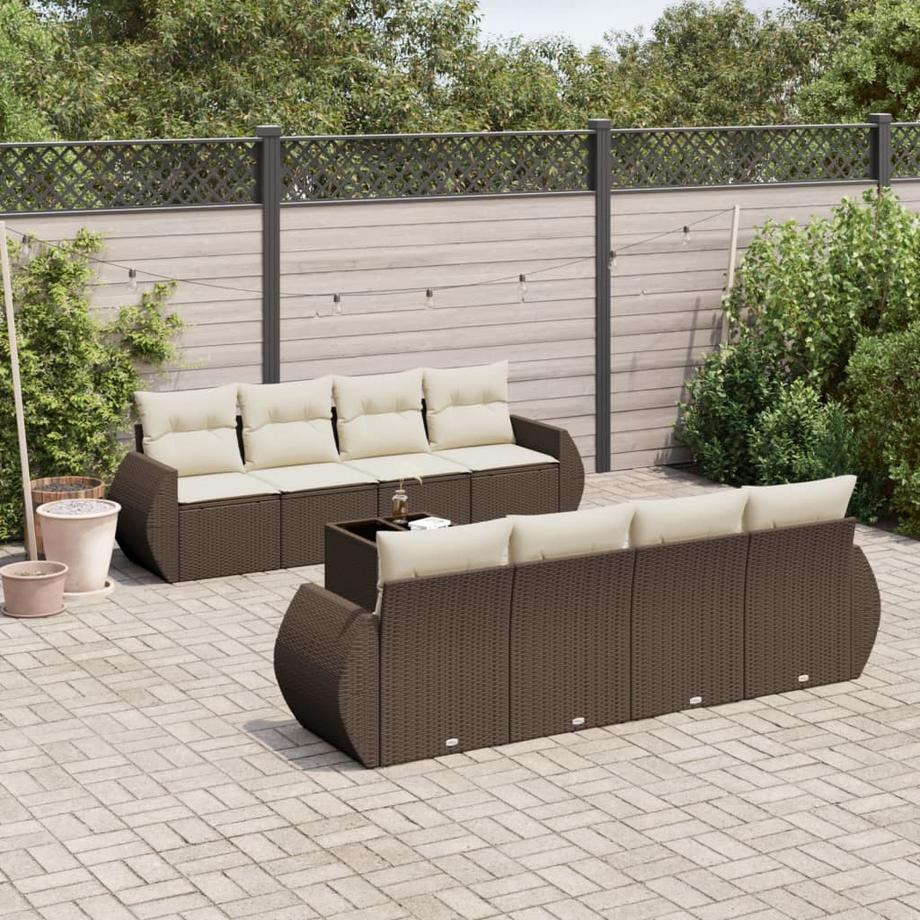 VidaXL Garten sofagarnitur poly-rattan  