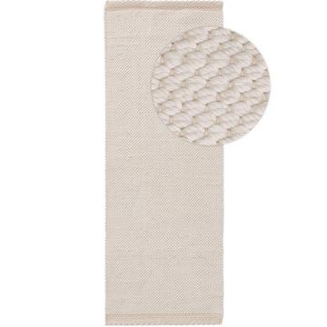 Tappeto realizzato con materiale riciclato Kiah Crema