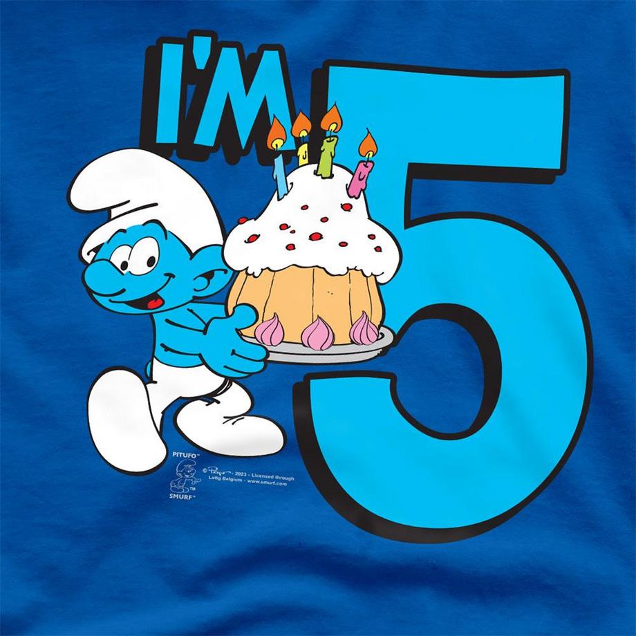 Puffi  I´m 5 Maglietta 
