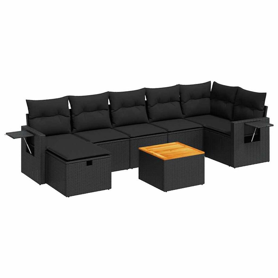 Gartensofa set poly-rattan