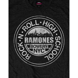 Ramones  Tshirt ROCK 'N ROLL HIGH SCHOOL BOWERY 