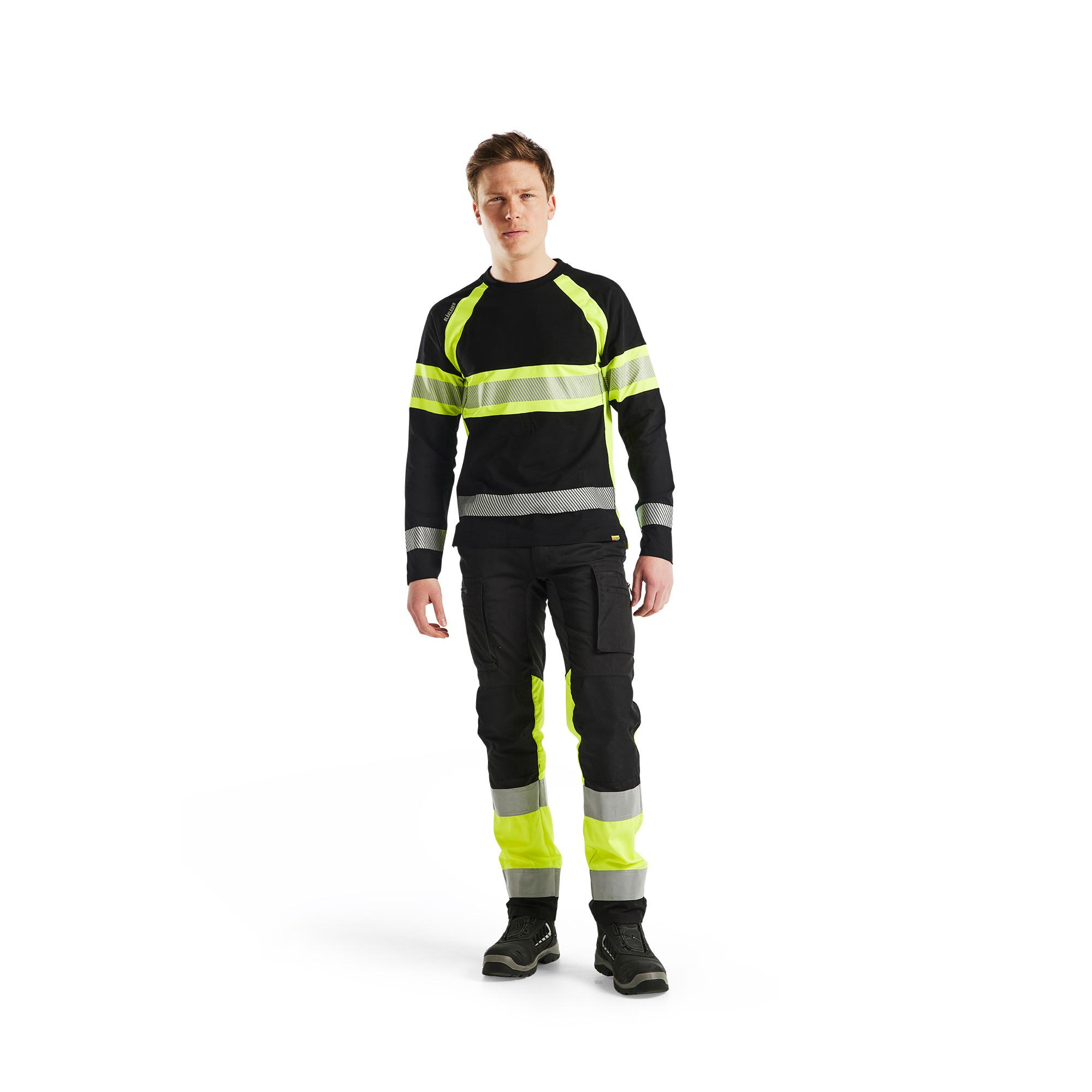 Blaklader Langarm High Visibility T-Shirt  