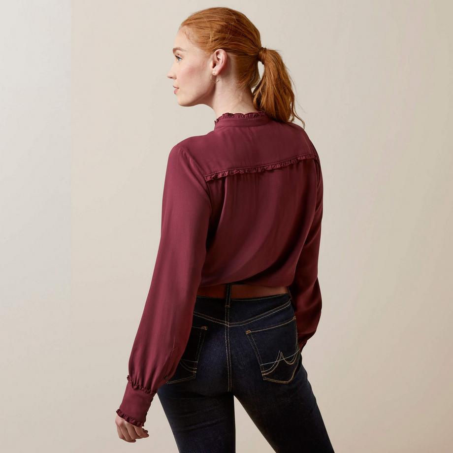Ariat Clarion Blusa Maniche Lunghe  