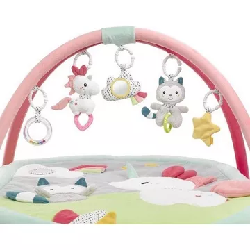 Fehn 057010 Plüsch, Polyester Mehrfarbig Babyspielmatte