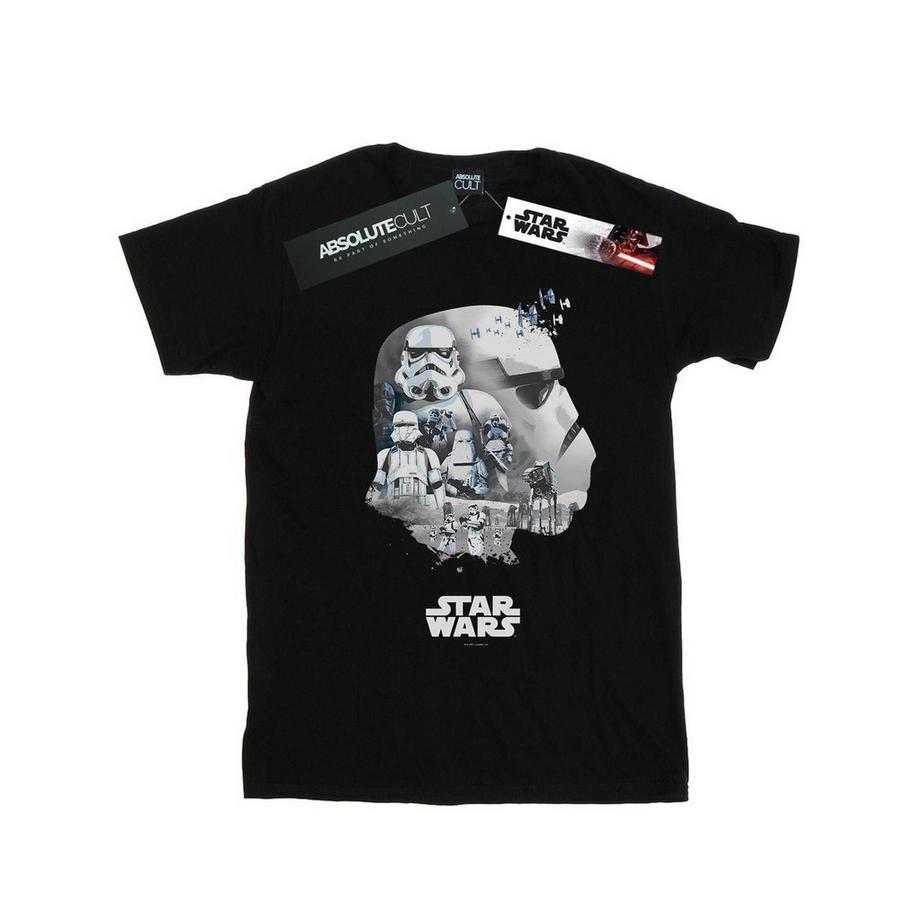 STAR WARS Star Wars Stormtrooper Collage T-Shirt Vestibilità Regolare  