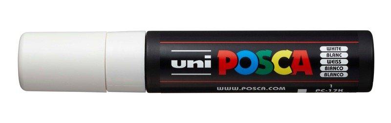 uni-ball UNI-BALL Posca Marker 15mm PC-17K WHITE weiss, auf Wasserbasis  