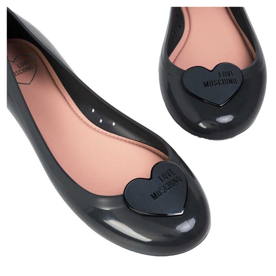 LOVE MOSCHINO Ballerinas mit Herz und Logo Design  