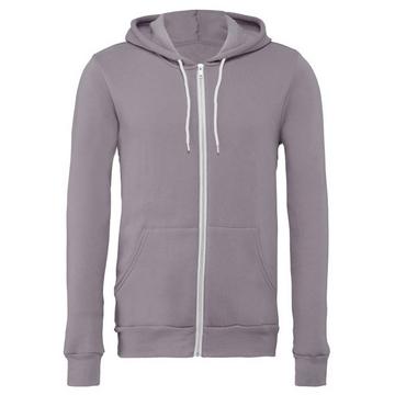 Canvas Fleece Kapuzenjacke