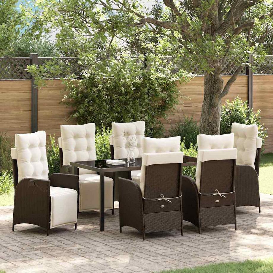 VidaXL Garten essgruppe poly-rattan  