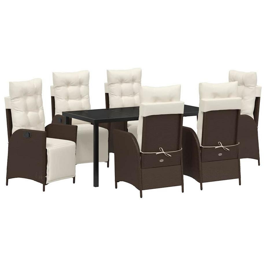Garten essgruppe poly-rattan