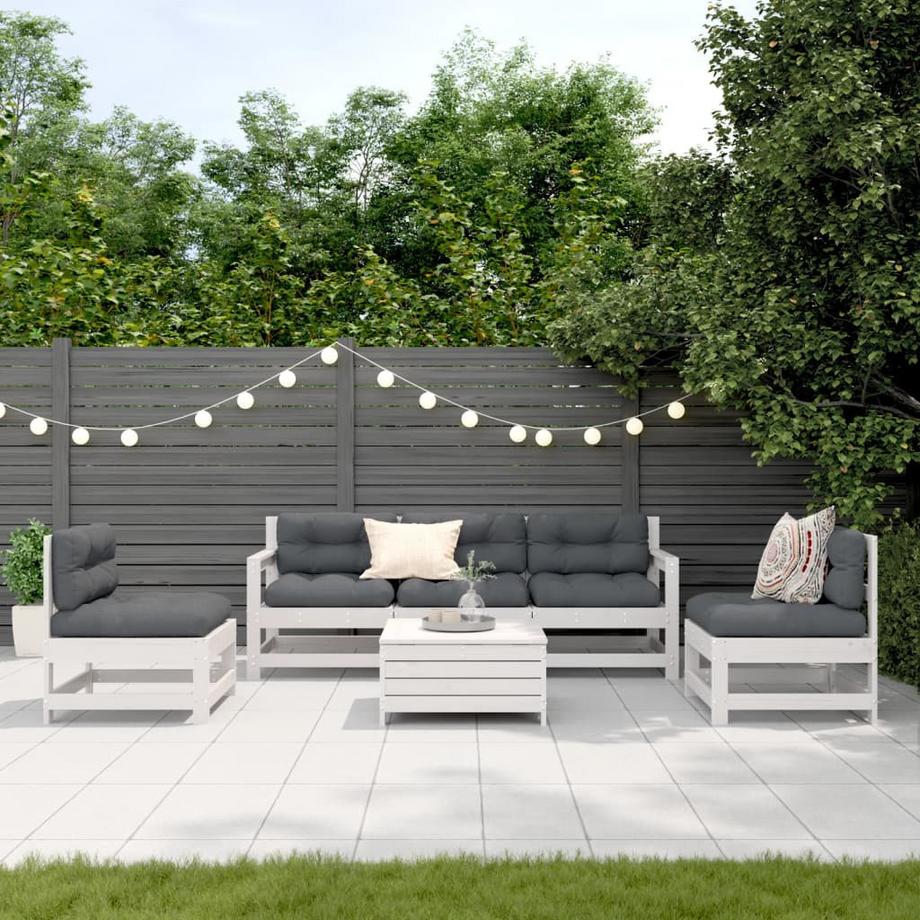 VidaXL set salotto da giardino Legno  