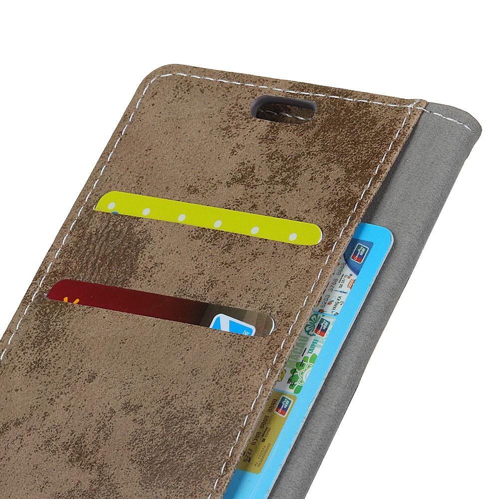 Cover-Discount  custodia Nokia 1.3 - Pelle vintage in pelle scamosciata color kaki 