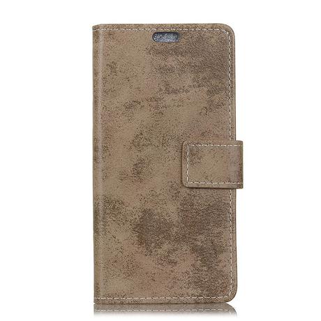 Cover-Discount  custodia Nokia 1.3 - Pelle vintage in pelle scamosciata color kaki 